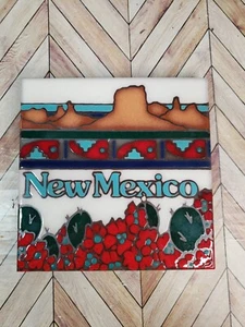 Vintage Masterworks New Mexico Ceramic Tile Trivet - Picture 1 of 3