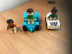 Duplo lego mini bundle 3 figures , tractor and car 