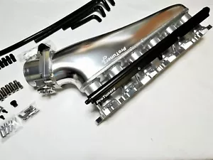 RB26 Intake Manifold 90MM Throttle Body Fuel Rail Tig welded skyline RB26DETT - Picture 1 of 9