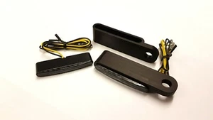 LED Mini - Blinker Highsider Stripe getönt E-geprüft 204-099 mit Alu-Gehäuse - Bild 1 von 4