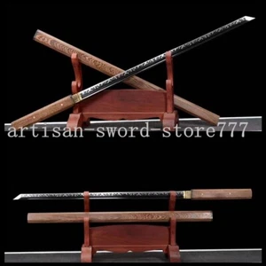 ESPADA NINJA SAMURAI JAPONESA ZATOICHI DE ALTA CALIDAD 9260 RESORTE ACERO ESPIGA COMPLETA - Imagen 1 de 10