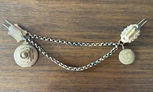 Antique Victorian Cloak Clasp With Locket - Picture 1 of 8