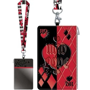 Harley Quinn Lanyard with Passport Holder - Imagen 1 de 3