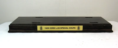 Danbury Mint Wooden Display Base Stand For 1929 Cord L-29 Special Coupe Diecast - Image 1 of 3