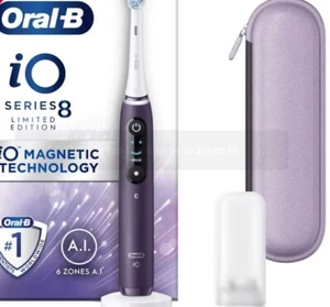 Oral-B iO Series 8 Electric Toothbrush with Travel Case - Black - Picture 1 of 1