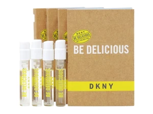 DKNY BE DELICIOUS EDP 1.5ml .05fl oz x 4 PERFUME SPRAY SAMPLES - Picture 1 of 1