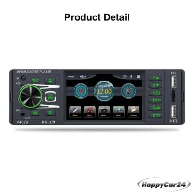 1 Din Car Stereo Radio Bluetooth FM Audio MP5 Player 3.8in IPS Screen BT/USB - Image 1 of 4