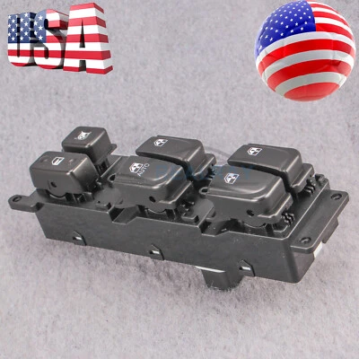 LH Electric Front Left Power Window Master Switch For 2005-2007 Hyundai Sonata - Image 1 of 4