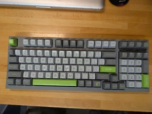 Leopold FC980M Grey, **RARE** Double Shot SA LIME, RED Keyswitches - Picture 1 of 5