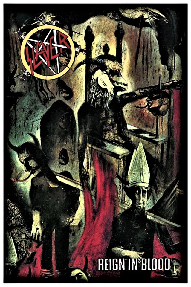 Slayer Concert Poster 12"x18" FREE SHIPPING - Image 1 of 1