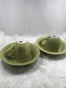 Citrus Grove Set - 2 Dinner bowls and 1 mug green - Picture 1 of 8
