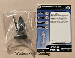Star Wars Miniatures Mustafarian Soldier #42/60 NEW NIB SWM Bounty Hunters - Picture 1 of 1