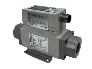 SMC PF2A721-F03-67-M Digitaler Strömungsschalter für Luft 3/8" 20-200 LPM - Bild 1 von 3