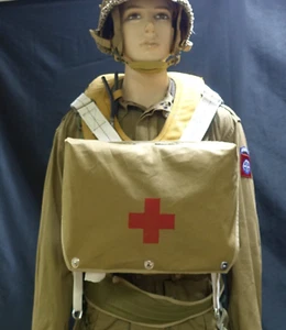 wwii US Parachutist Medical Kit,Drop, Normandy - Picture 1 of 9
