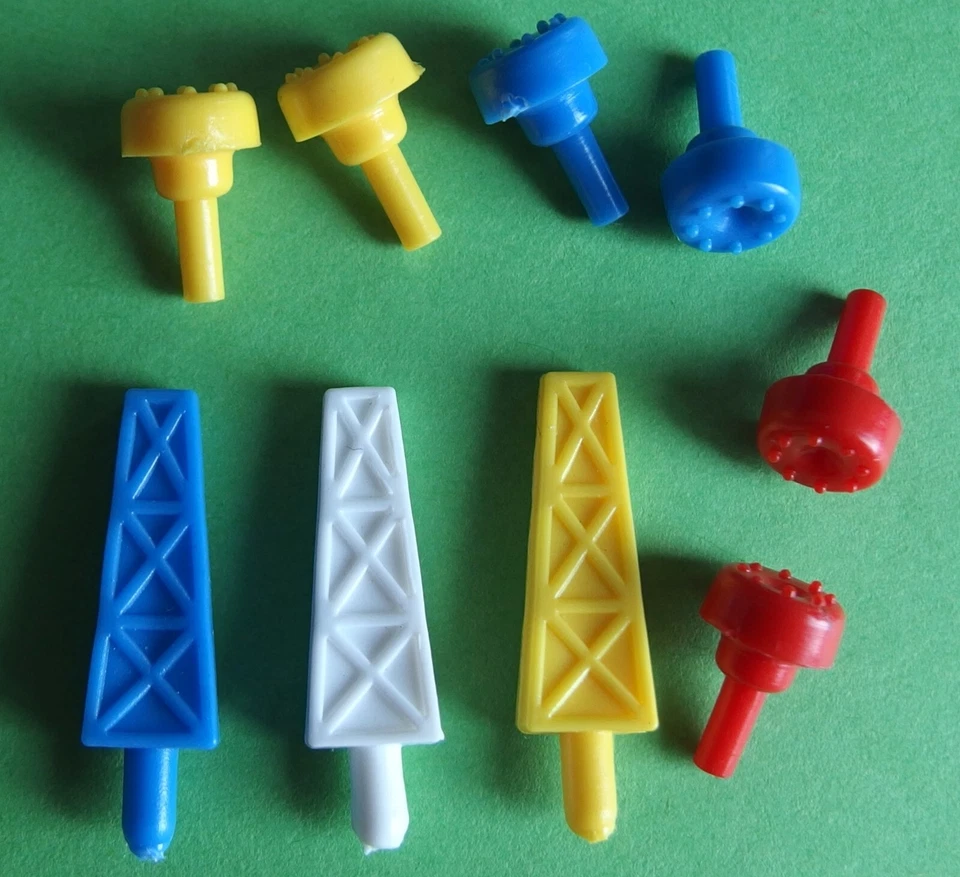 Öl-Magnat - Ersatzteile - Fördertürme Bohrloch-Kappen - Zubehör Spielmaterial - Bild 1 von 1