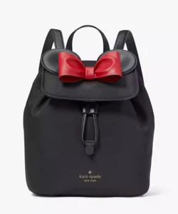 Kate Spade x Disney Minnie 3D Flap Nylon Backpack KG589 NWT $399 - Picture 1 of 4
