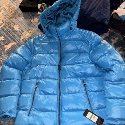 NEW- GUESS Puffer Jacket Removable Hood, 119RN716, Men's Size Large $225 Nwt - Image 1 of 4