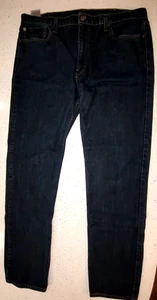 Hombre Levi's 502 Azul Pierna Cónica Lavado Oscuro 40x36 LEER - Imagen 1 de 4