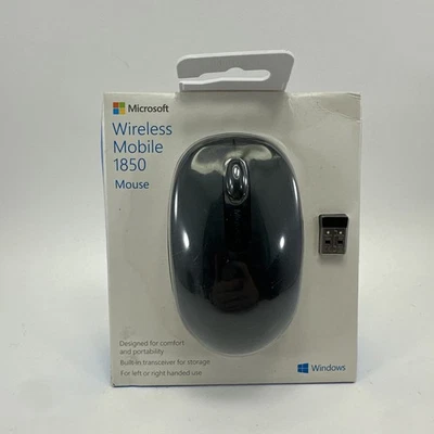 Brand New Microsoft 1850 (U7Z00001) Wireless Mobile Mouse BLACK - Image 1 of 4