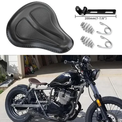 Asiento de conductor solo con resortes para Honda Rebel CMX 250 500 1100 Bobber personalizado Foto 1 de 4