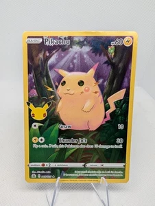Pikachu Celebrations Illustration Rare 005/025 Pokemon TCG Card 25th - MP - Picture 1 of 5