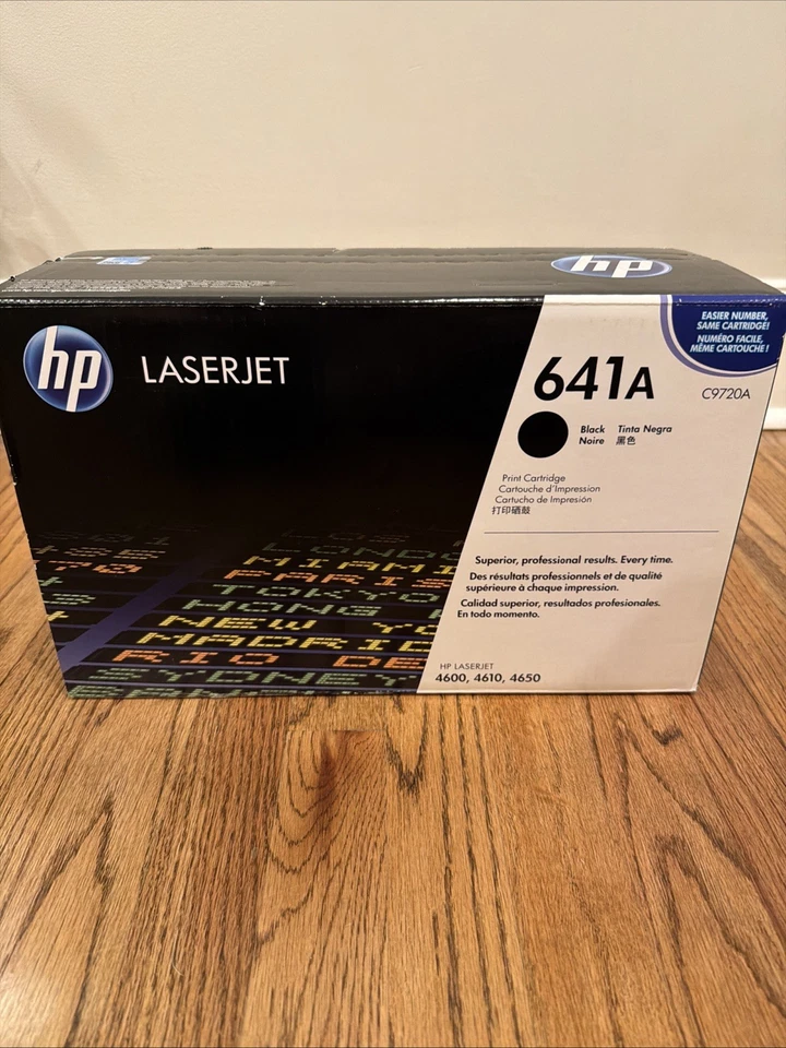 HP 641A (C9720A) Black Toner Cartridge - Image 1 of 1