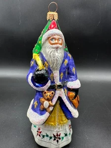 Christopher Radko Pere Noel Santa 1995 7" adorno 95-041-1 - Imagen 1 de 13