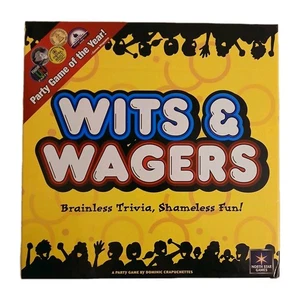 WITS & WAGERS Gambling Party Game North Star Games Betting Trivia, Poker Chips. - Picture 1 of 5