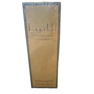 SEALED Vintage Lagerfeld Bath & Shower Gel, 6.8 Oz Parfums Lagerfeld SEALED FAST - Picture 1 of 5