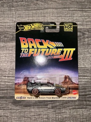 Back to the Future Time Machine - (1955): Hot Wheels Pop Culture Real Riders!! Foto 1 de 2
