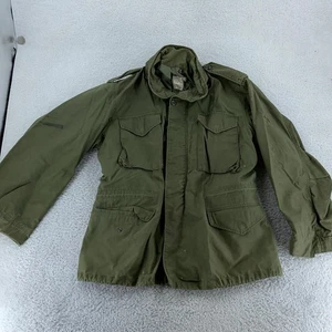Vintage Alpha Industries M65 Field Coat Mens Medium Regular Military 70s Jacket - Picture 1 of 19