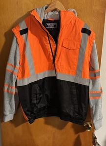 Chaqueta de seguridad naranja para hombre grande Bass Creek - Imagen 1 de 4
