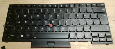 Clavier Lenovo Thinkpad T480s/T490 /T495 Rétroéclairé Qwertz Allemand - Photo 1/3