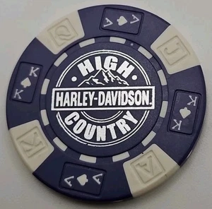 HIGH COUNTRY HARLEY DAVIDSON OF FREDERICK, COLORADO DEALERSHIP POKER CHIP NEW - Picture 1 of 2