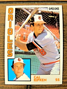 CAL RIPKEN JR. 1984 O-PEE-CHEE CARD #363 BALTIMORE ORIOLES HOF - Foto 1 di 1