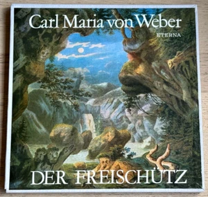 WEBER Der Freischutz CARLOS KLEIBER ED1 BLACK/SILVER ETERNA 3LP BOX NM MINT - Picture 1 of 3