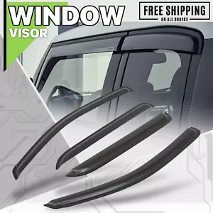 Smoke Window Visor Shade Vent Wind Rain Deflector Guard fit 05-07 Ford Freestyle - Foto 1 di 6
