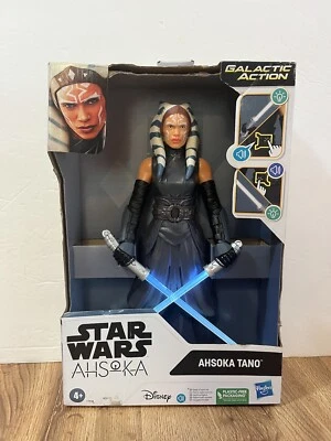 Figura Jedi Interactiva Disney Star Wars Acción Galáctica AHSOKA TANO 12" 2023 A3 Foto 1 de 4