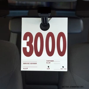 Service Dispatch Numbers Hang Tags 4 Digit 1000/Box 3000-3999 RL-78 m-fb-9933-53 - Picture 1 of 1