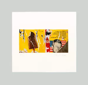 Mimmo ROTELLA - "Composizione (6)", 2005 - Decollage, 37,5 x 35 cm - Foto 1 di 6