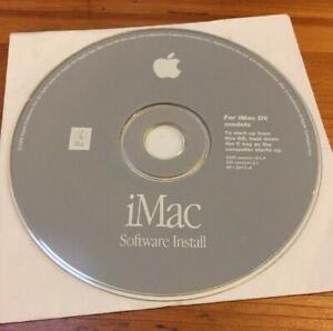 Vintage 2000 iMac DV Macintosh Mac SSW 9.0.4 Software Install Disc CD 2.1