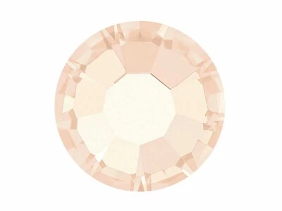 Cuarzo Dorado, Preciosa Genuino Checo Viva MAXIMA Chaton Rosa Estrás Plano Foto 1 de 4