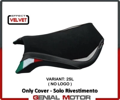 Funda de sillín de asiento Natori Trico Velvet Silver (SL) T.I. para MV AGUSTA F4 1999>2009 Foto 1 de 2