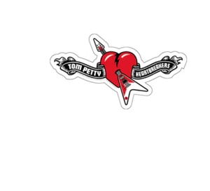 TOM PETTY - MODERN HEART LOGO - STICKER - BRAND NEW - MUSIC BAND S-8608 - Picture 1 of 1