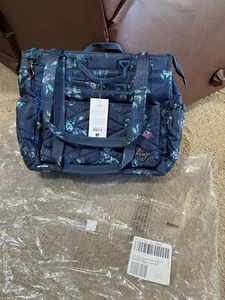 Lug Sopran große RFID Beuteltasche Schulter Handtasche in Bouquet marineblau neu mit Etikett Reise organisieren - Bild 1 von 4