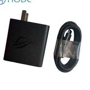 Original 65W Adapter Charger & USB-C Cable For ASUS ROG 9 8 7 7S 6 6 Pro 5 5S - Picture 1 of 4