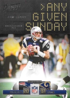 2021 Panini Prestige - Any Given Sunday Tom Brady #AGS-TB2 - Image 1 of 2