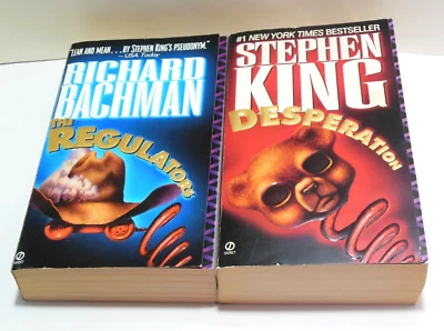 Stephen King Richard Bachman The Regulators Desperation 2 FIRST 1st PB EDITIONS - Image 1 of 4