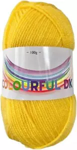 Cygnet Colorido Dk Ovillo de Lana 100g - Banana Amarillo 9006 - Imagen 1 de 1