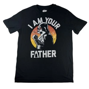 Star Wars Darth Vader T Shirt Mens Large Short Sleeve Black Mad Engine Father - Picture 1 of 4